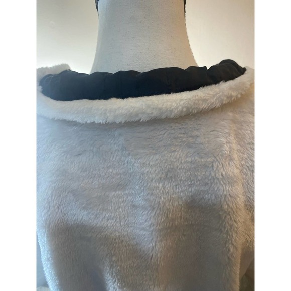 Tudor Court White Faux Fur Jacket Lined Winter Coat size Large NWOT - Picture 7 of 9